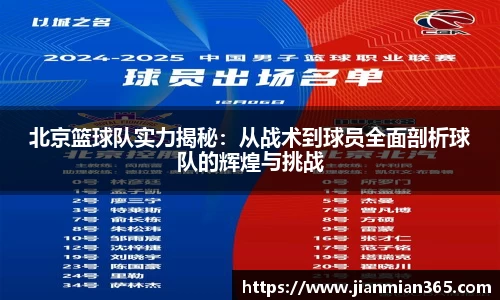 北京篮球队实力揭秘：从战术到球员全面剖析球队的辉煌与挑战